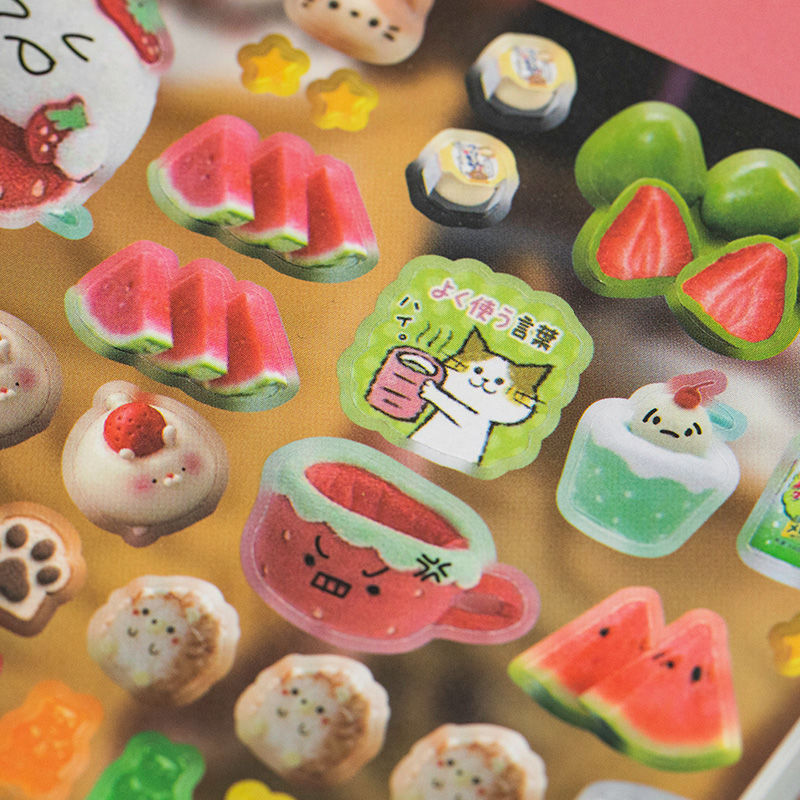 Japanese Retro Sticker Book – Showa & Heisei Memories Collection (Each Book: 1300+ Stickers, 48 Sheets)