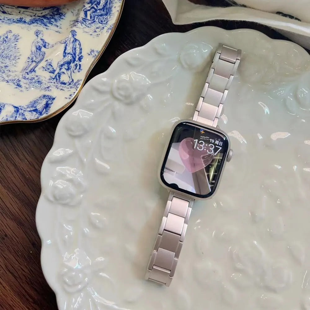 Slim Metal Band Stainless Steel Strap