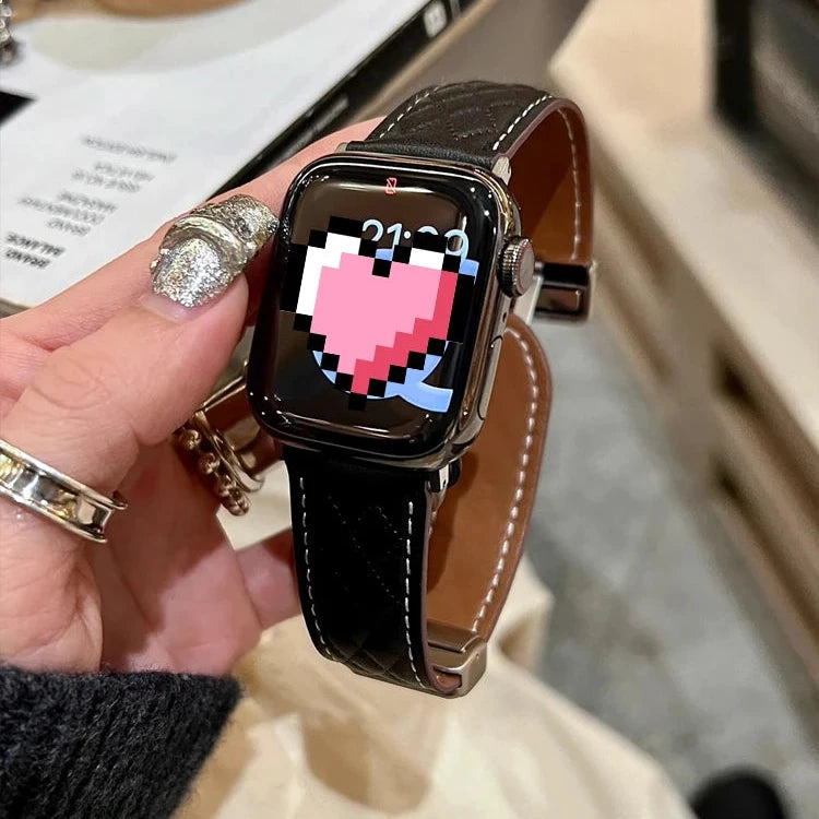 Magnetic Band Soft Leather Bracelet Strap