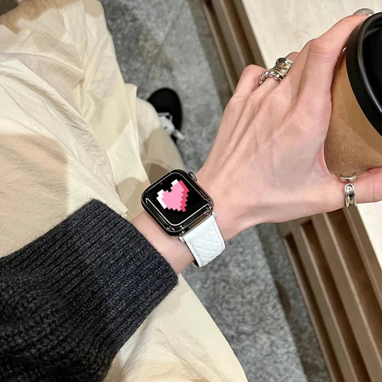 Magnetic Band Soft Leather Bracelet Strap