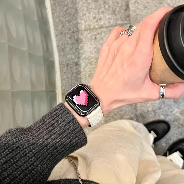 Magnetic Band Soft Leather Bracelet Strap