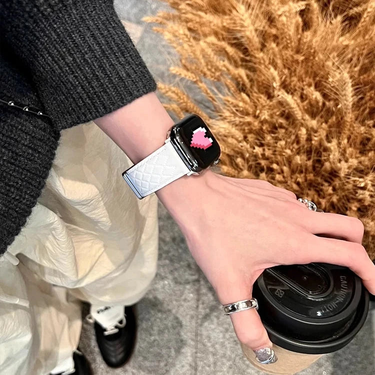 Magnetic Band Soft Leather Bracelet Strap