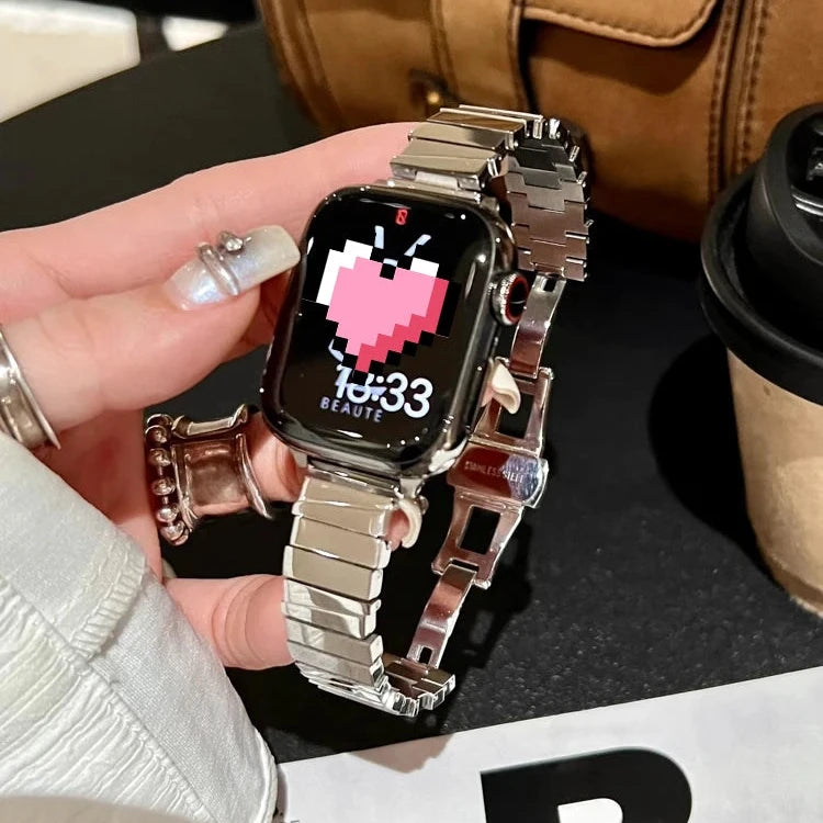 Metal Band Stainless Steel Slim Girl Strap