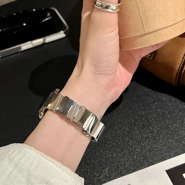 Metal Band Stainless Steel Slim Girl Strap