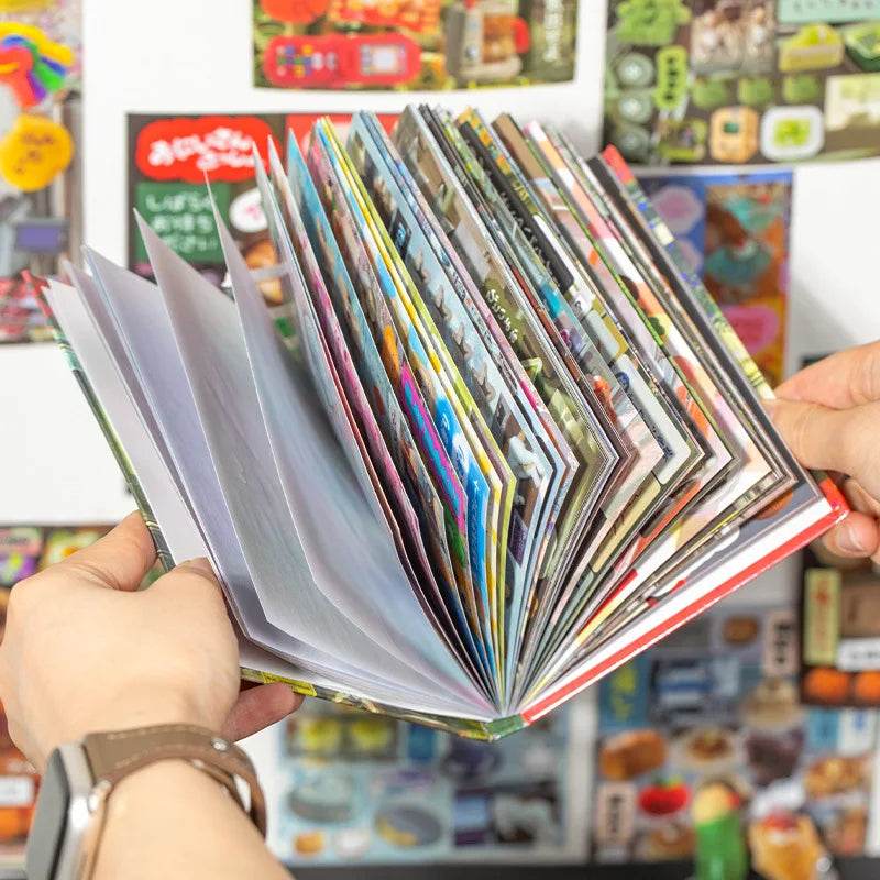 Japanese Sentimental Sticker Book Series – Nostalgia, Romance & Seasons (800+ Stickers and 45 Pages per Book)