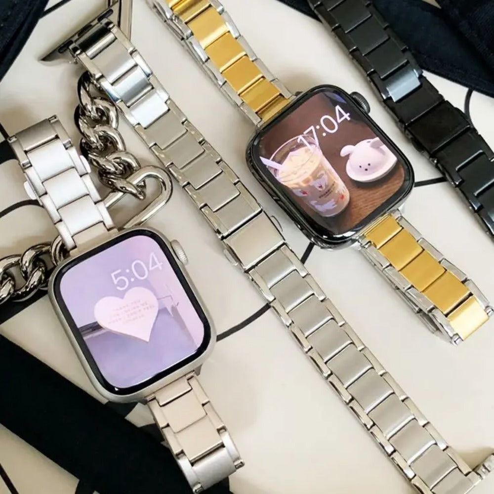 Slim Metal Band Stainless Steel Strap