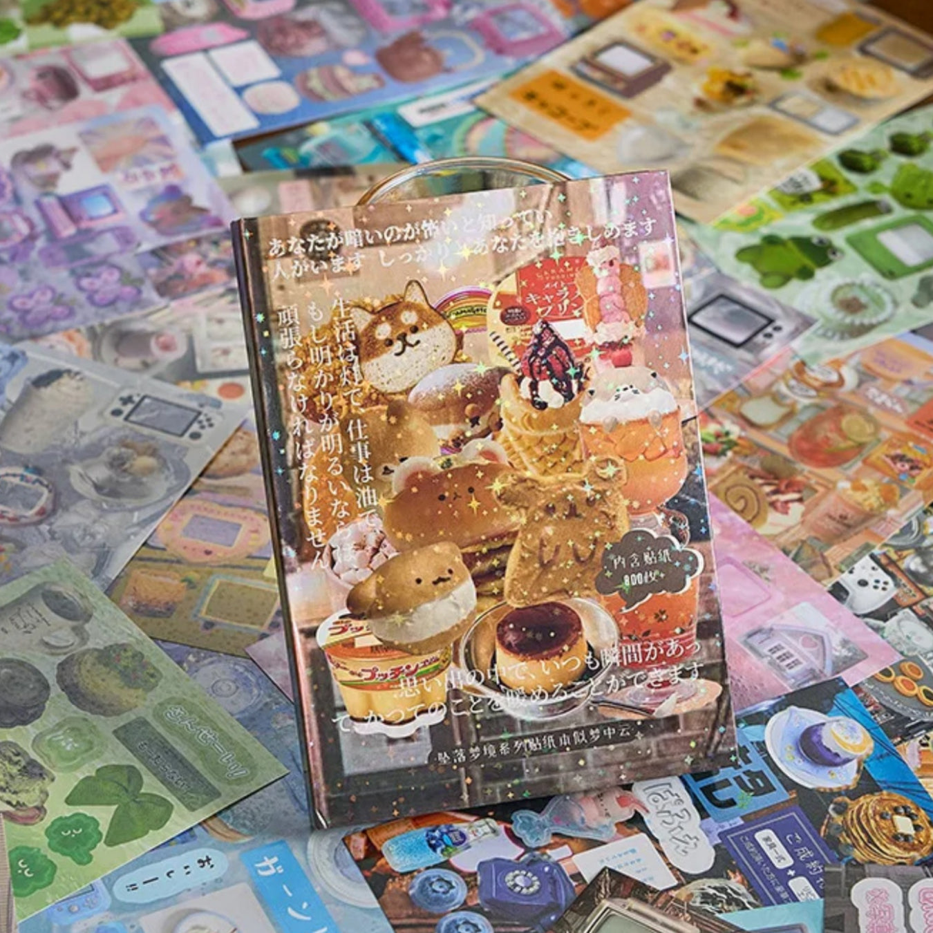 Dreamy Memory Sticker Book Set – Glimmers & Clouds Series (800+ Stickers, 45 Pages per Book)