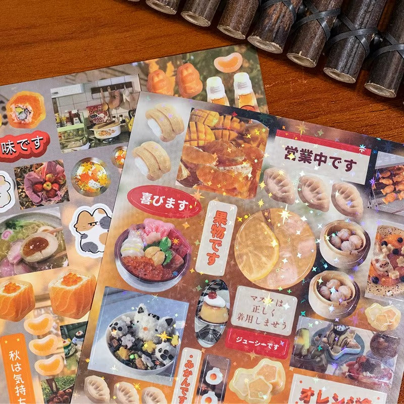 Japanese Sentimental Sticker Book Series – Nostalgia, Romance & Seasons (800+ Stickers and 45 Pages per Book)