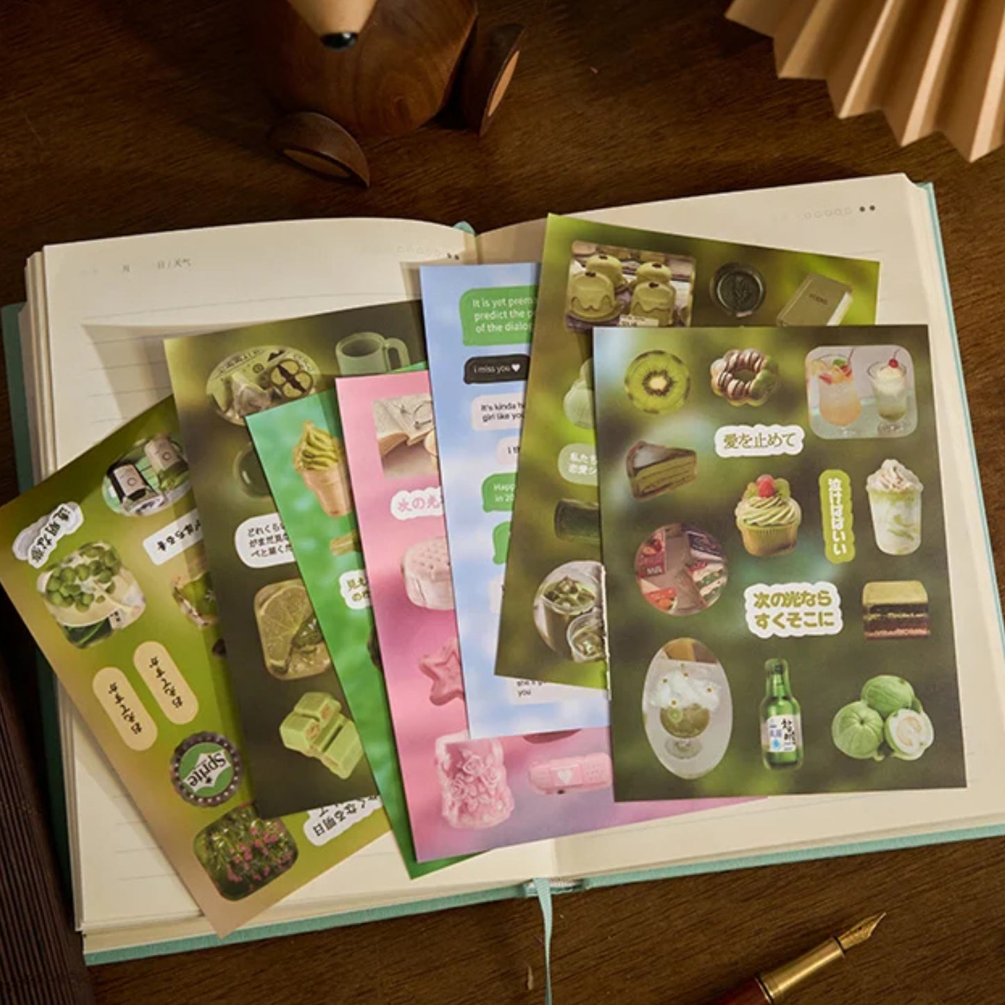 Bittersweet Whimsy Sticker Book Set – Dessert Secrets & Misty Stars (700+ Stickers, 45 Pages per Book)