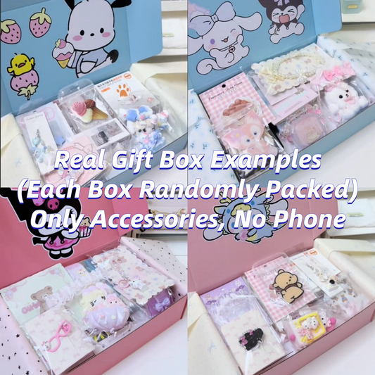 Accessories gift box compatible with Samsung Galaxy (Only Accessories, No Phone)