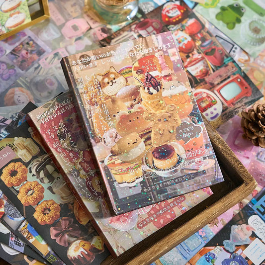 Dreamy Memory Sticker Book Set – Glimmers & Clouds Series (800+ Stickers, 45 Pages per Book)