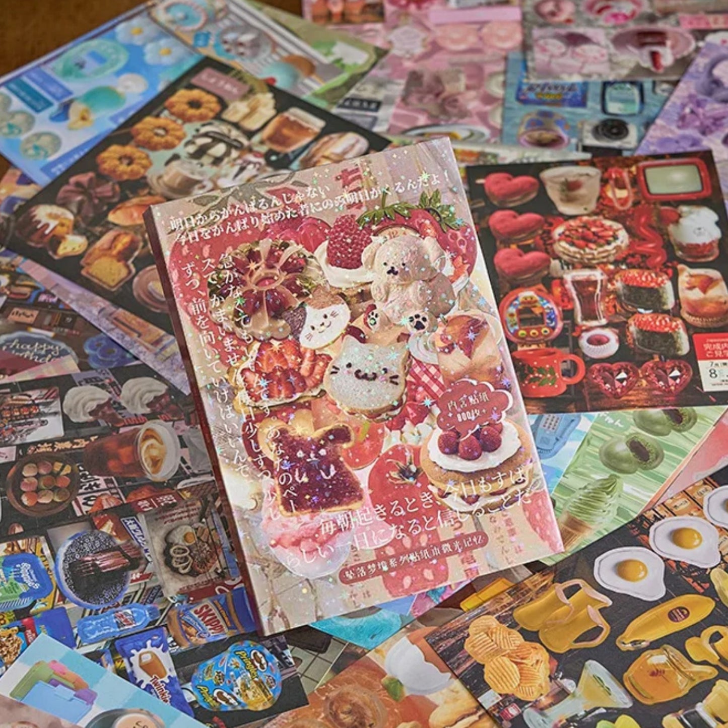 Dreamy Memory Sticker Book Set – Glimmers & Clouds Series (800+ Stickers, 45 Pages per Book)